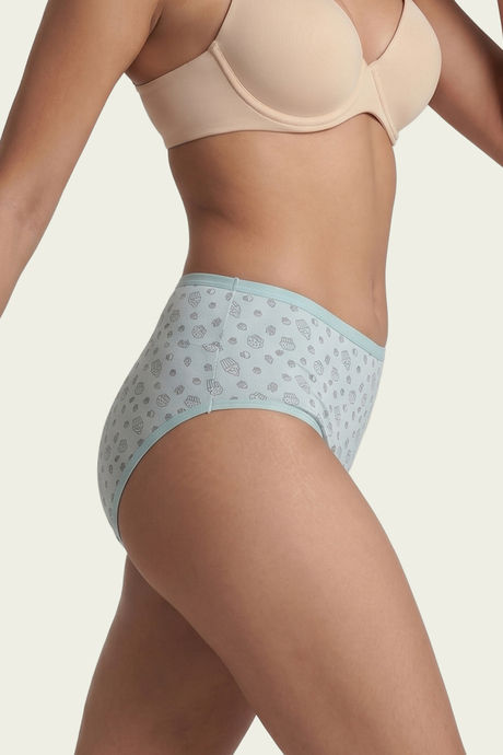 Zivame Medium Rise Full Coverage Hipster Panty (Pack of 3) - Multicolor — image 11
